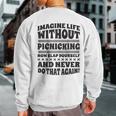 Imagine Life Without Picnicking Sweatshirt Back Print