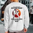Never Underestimate An Old May Man Who Loves Judo Sweatshirt Back Print
