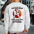 Never Underestimate An Old September Man Who Loves Judo Sweatshirt Back Print