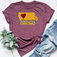 Albert City Iowa Ia Usa Cute Souvenir Merch City State Bella Canvas T-shirt Heather Maroon