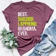 Best Swedish Lapphund Grandma Ever Dog Lover Bella Canvas T-shirt Heather Maroon