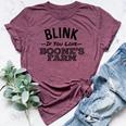 Blink If You Love Boone's Farm Wine Alcohol Bella Canvas T-shirt Heather Maroon