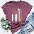 Craft Beer American Flag Usa 4Th Of July Brewery America Bella Canvas T-shirt Heather Maroon Craft Beer American Flag Usa 4Th Of July Brewery America Bella Canvas T-shirt Heather Maroon