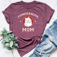 Pomeranian Mom Dog Mother Bella Canvas T-shirt Heather Maroon