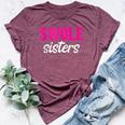 Swole Sisters Bff Best Friends Forever Weightlifting Bella Canvas T-shirt Heather Maroon
