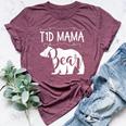 T1d Mama Bear Type1 Diabetes T1 T Mom Awareness Bella Canvas T-shirt Heather Maroon