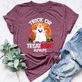 Trick Or Treatment Boo Ghost Lpn Life Nurse Halloween Bella Canvas T-shirt Heather Maroon