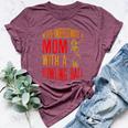 Never Underestimate A Cool Mom With A Bowling Ball Bella Canvas T-shirt Heather Maroon