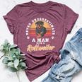 Never Underestimate A Woman With A Rottweiler Bella Canvas T-shirt Heather Maroon