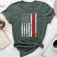 American Flag Army Mom Army Mother Bella Canvas T-shirt Heather Forest
