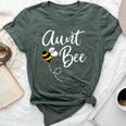Aunt Bee Birthday Girl Beekeeping 1St Family Matching Bella Canvas T-shirt Heather Forest