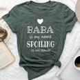 Baba Is My Name Baba Graphic For Baba Grandma Bella Canvas T-shirt Heather Forest