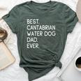 Best Cantabrian Water Dog Dad Ever Perro De Agua Cantábrico Bella Canvas T-shirt Heather Forest