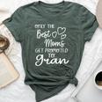 Best Moms Get Promoted To Gran Special Grandma Bella Canvas T-shirt Heather Forest