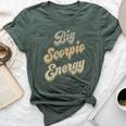 Big Scorpio Energy Scorpio Astrology Zodiac Sign Bella Canvas T-shirt Heather Forest