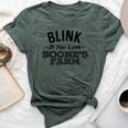Blink If You Love Boone's Farm Wine Alcohol Bella Canvas T-shirt Heather Forest