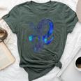 Boho Ball Python Bella Canvas T-shirt Heather Forest