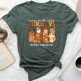 Caring For The Cutest Turkeys Mother Baby Nurse Thanksgiving Bella Canvas T-shirt Heather Forest