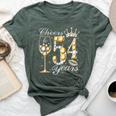 Cheers To 54 Years Old Happy 54Th Birthday Queen Drink Wine Bella Canvas T-shirt Heather Forest