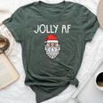 Christmas Santa Jolly Xmas Holiday Humor Women Bella Canvas T-shirt Heather Forest