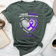 Dementia Mother In Law Purple Mom Alzheimers Awareness Bella Canvas T-shirt Heather Forest