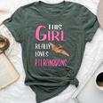 Dinosaurs This Girl Really Loves Pteranodons Bella Canvas T-shirt Heather Forest