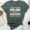 Boating For Beer Wine & Boat Captain Humor Bella Canvas T-shirt Heather Forest