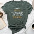 Man And Woman Author I'm A Writer Bella Canvas T-shirt Heather Forest