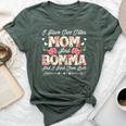 I Have Two Titles Mom And Bomma Cute Mother's Day Bella Canvas T-shirt Heather Forest