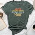 Never Underestimate Old Man With A Pickleball Paddle Bella Canvas T-shirt Heather Forest