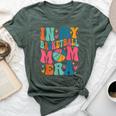 Groovy In My Basketball Mom Era Basketball Mama Mother Bella Canvas T-shirt Heather Forest
