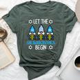 Hanukkah Let Shenanignome Begin Chanukah Gnome Kid Women Bella Canvas T-shirt Heather Forest