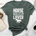 Horse Farming Lover Farm Breeding Horses Farmer Bella Canvas T-shirt Heather Forest