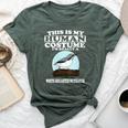 This Is My Human Costume I'm Really White-Breasted Nuthatch Bella Canvas T-shirt Heather Forest