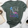It's My 54Th Purple Shoe Crown Happy 54Th Birthday Bella Canvas T-shirt Heather Forest