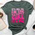 It's Me Hi I'm Birthday Girl It's Me Groovy For Girls Women Bella Canvas T-shirt Heather Forest