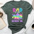 Let's Pop-It Dad Of The Birthday Girl Pop-It Bella Canvas T-shirt Heather Forest