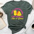 Mac And Cheese Never Underestimate A Girl Who Loves Mac & Bella Canvas T-shirt Heather Forest