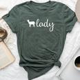 Markhor Lady For Girl Goat Kid Ibex Bella Canvas T-shirt Heather Forest