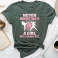 Martial Arts T Never Underestimate A Girl Bella Canvas T-shirt Heather Forest