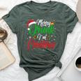 Merry Drunk I'm Christmas Santa Joke Xmas Drinking Bella Canvas T-shirt Heather Forest