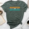Momentum And Motivation Inspirational Quotes Bella Canvas T-shirt Heather Forest