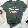 Proud Geometry Teacher Job Profession Bella Canvas T-shirt Heather Forest