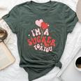 Retro I'm A Sucker For You Vintage Styles Lollipops Bella Canvas T-shirt Heather Forest