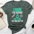 Science Stem Girl Biology Pharmacy Tech Bella Canvas T-shirt Heather Forest