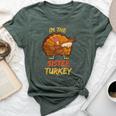 Sister Turkey Matching Family Group Thanksgiving Party Pj Bella Canvas T-shirt Heather Forest
