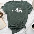 Soccer Heartbeat Love For Tween Girls Ns Women Bella Canvas T-shirt Heather Forest
