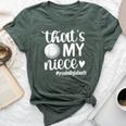 That's My Niece Proud Volleyball Auntie Volleyball Aunt Bella Canvas T-shirt Heather Forest
