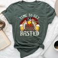 Time To Get Basted Beer Costume Let's Get Adult Turkey Bella Canvas T-shirt Heather Forest