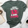 Never Underestimate A Girl With A Skateboard Bella Canvas T-shirt Heather Forest